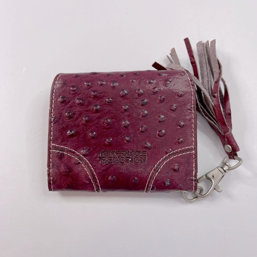 Kenneth Cole Reaction leather coin purse